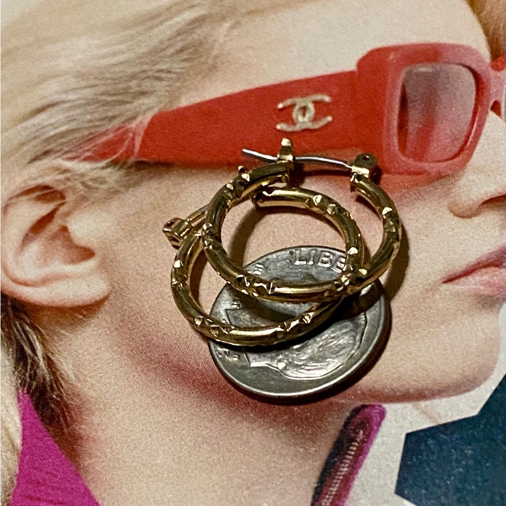Gold Hoop Earrings